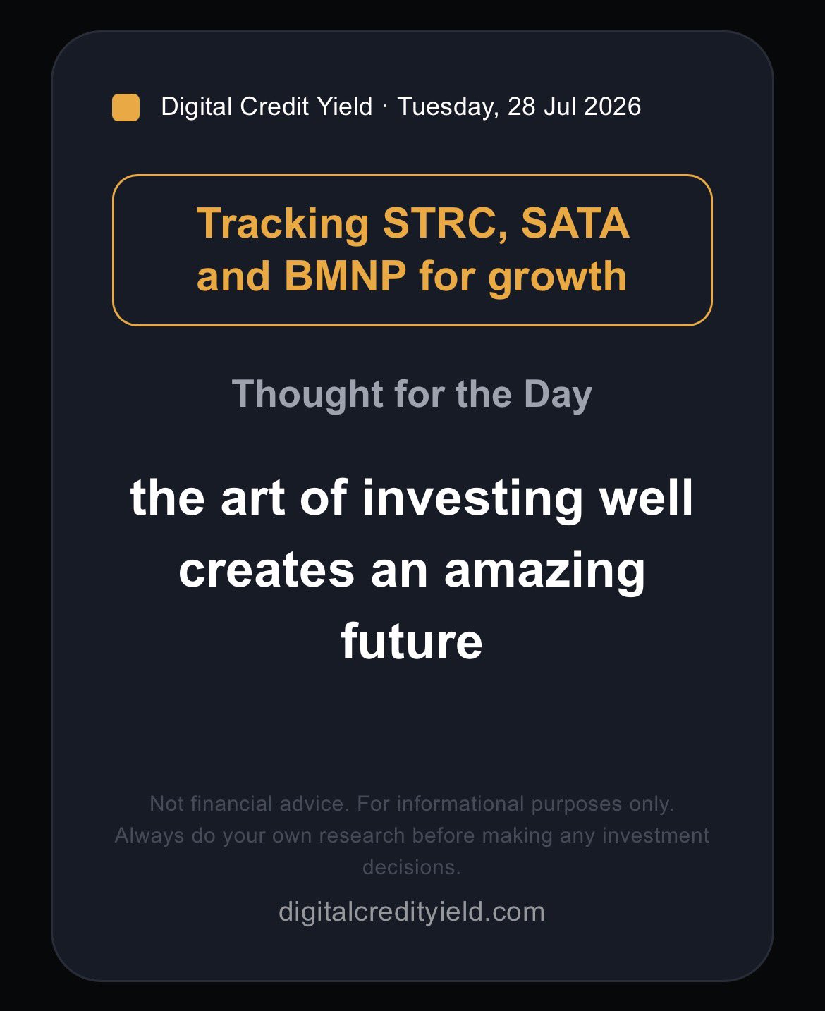 the art of investing well creates an amazing future