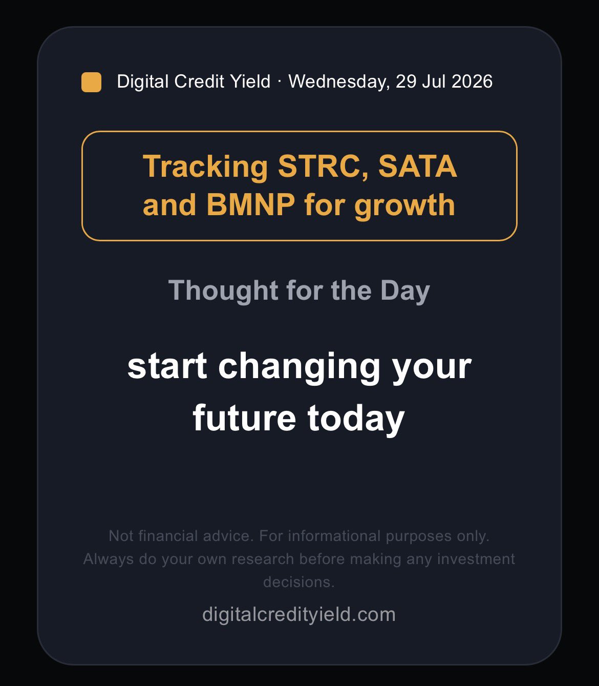 start changing your future today