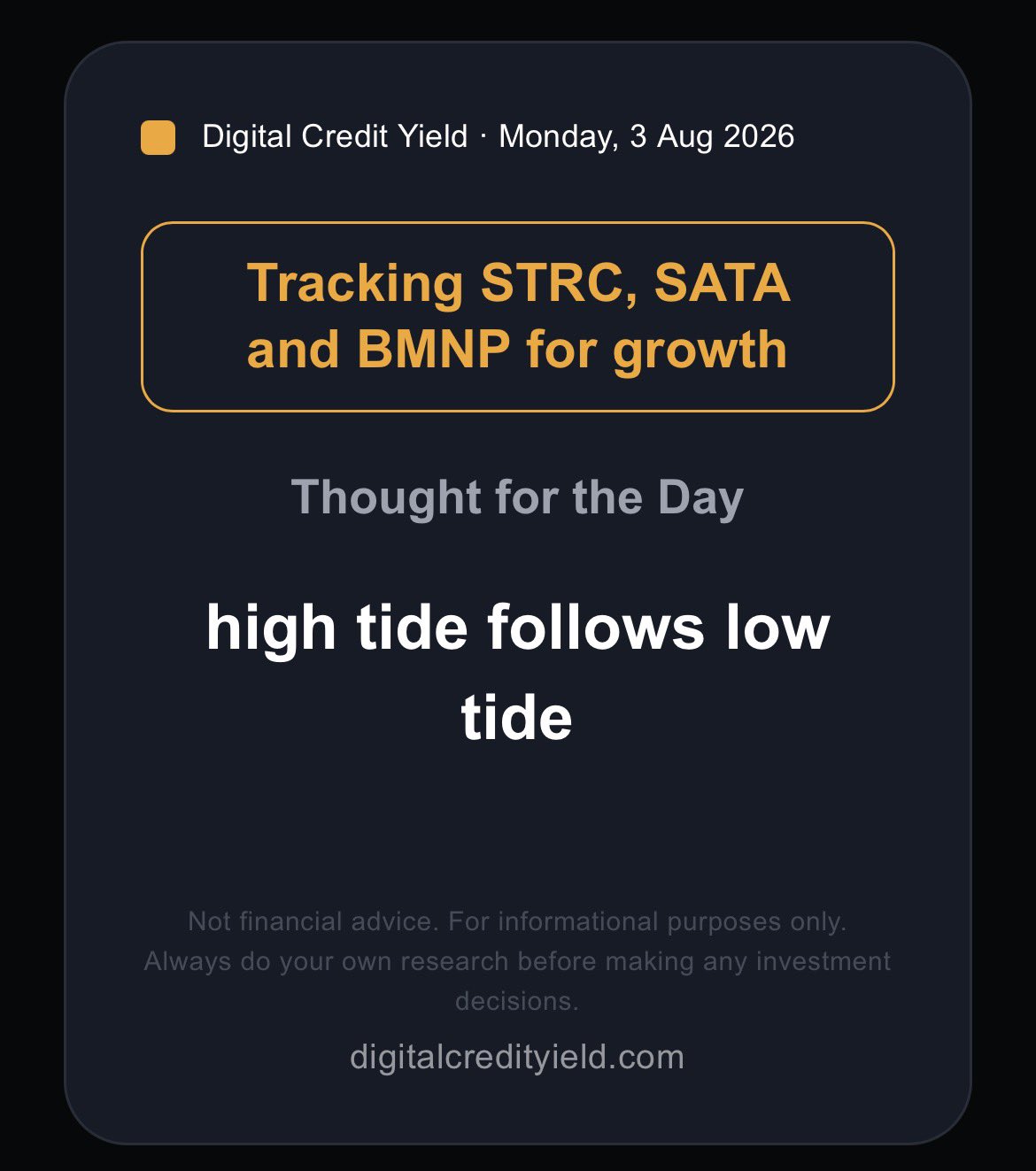 high tide follows low tide