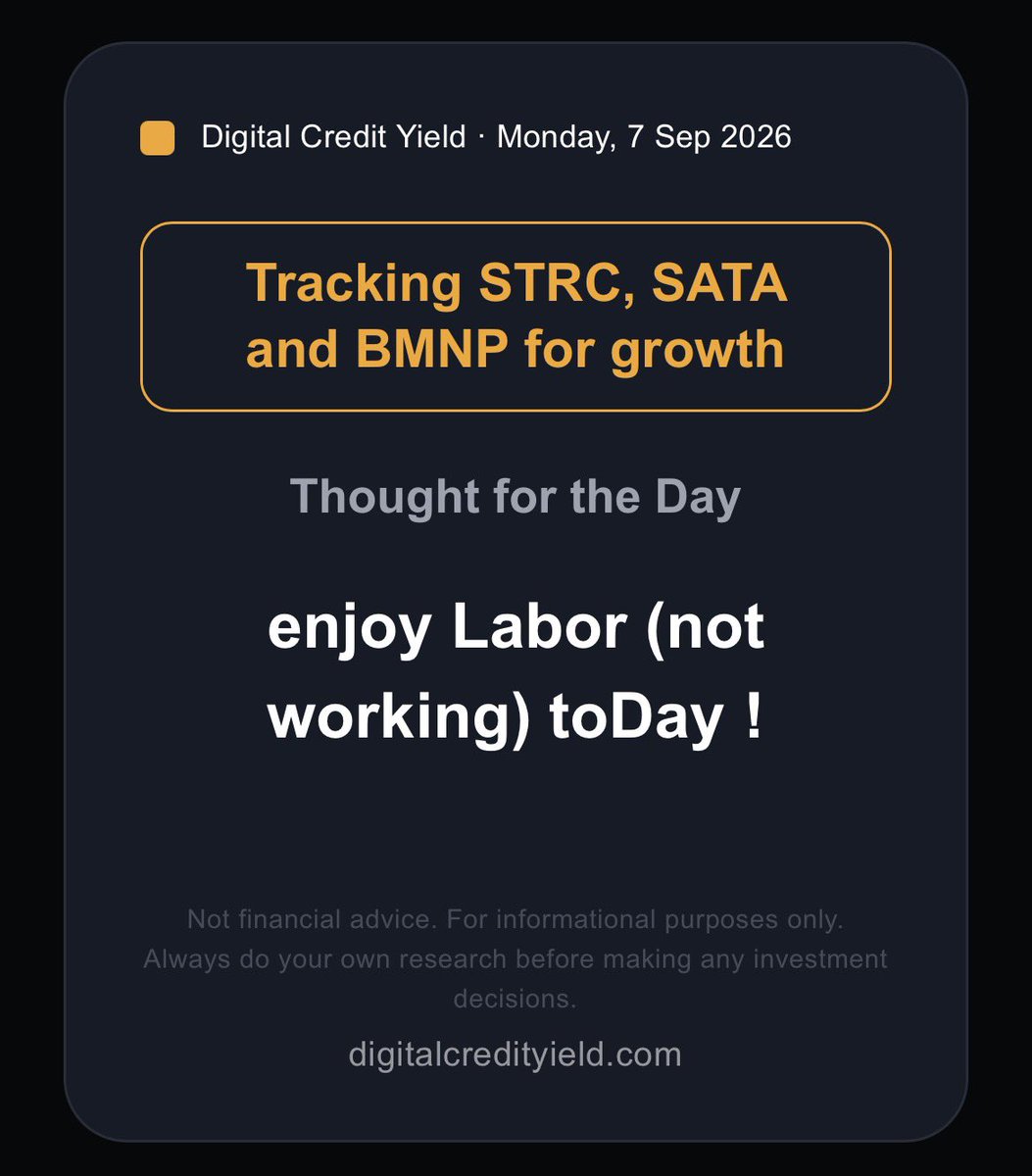 enjoy Labor (not working) toDay !